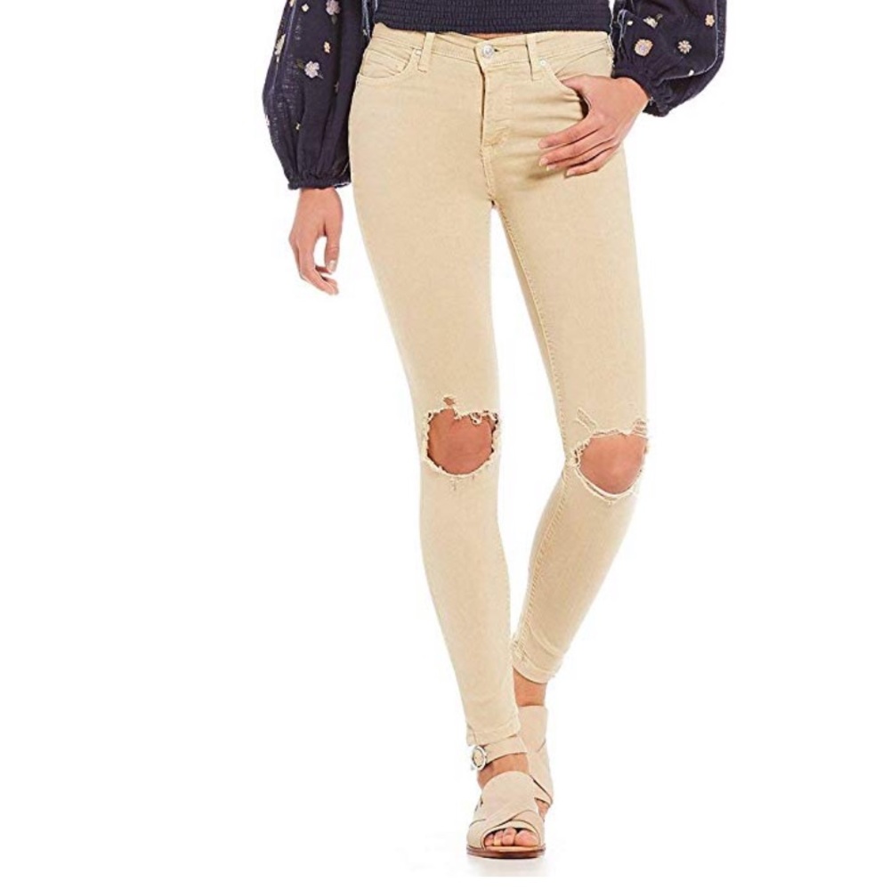Free People Busted Knee Jeans
